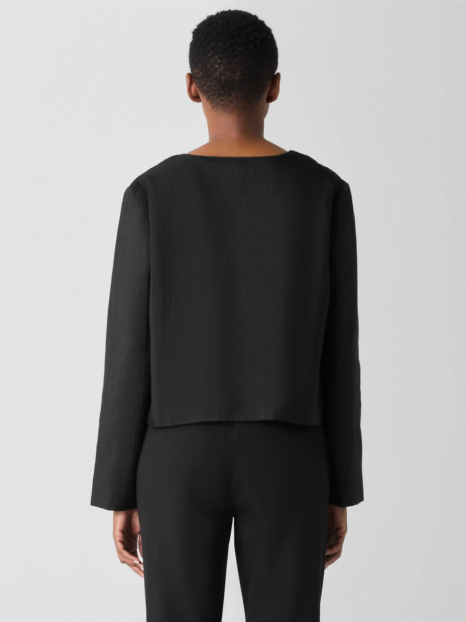 Eileen Fisher - Round Neck Jacket
