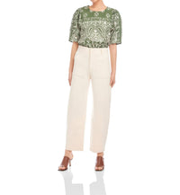Fifteen Twenty - Stevie Barrel Leg Ankle Pants