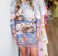 Line And Dot - Pernille Sunset Sail Button-up Shirt