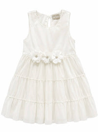Milon - Sheer Flowers Pearls Dress