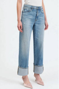 Daze - Eastside High Rise Loose Straight Jeans