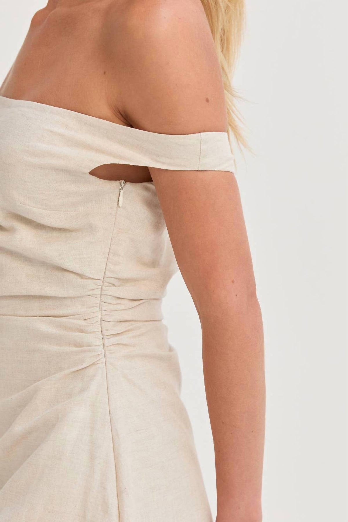 Crescent - The Newport Linen Mini Dress