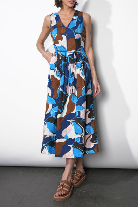 Greylin - Abi Poplin Midi Dress