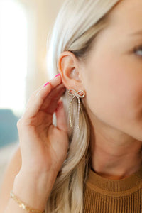 Taylor Shaye - Women's Lina Bow Drop Earrings