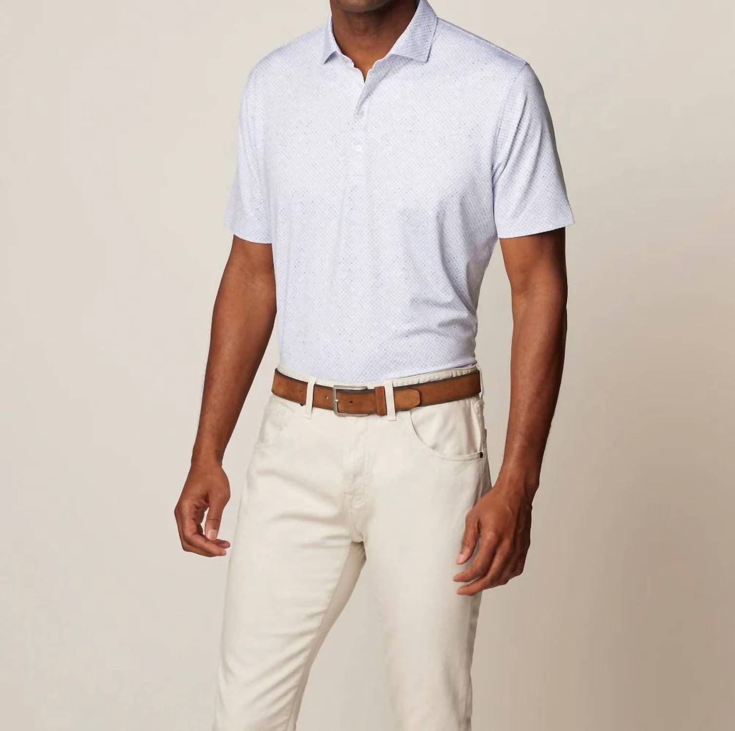 Johnnie-O - Howie Printed Jersey Performance Polo
