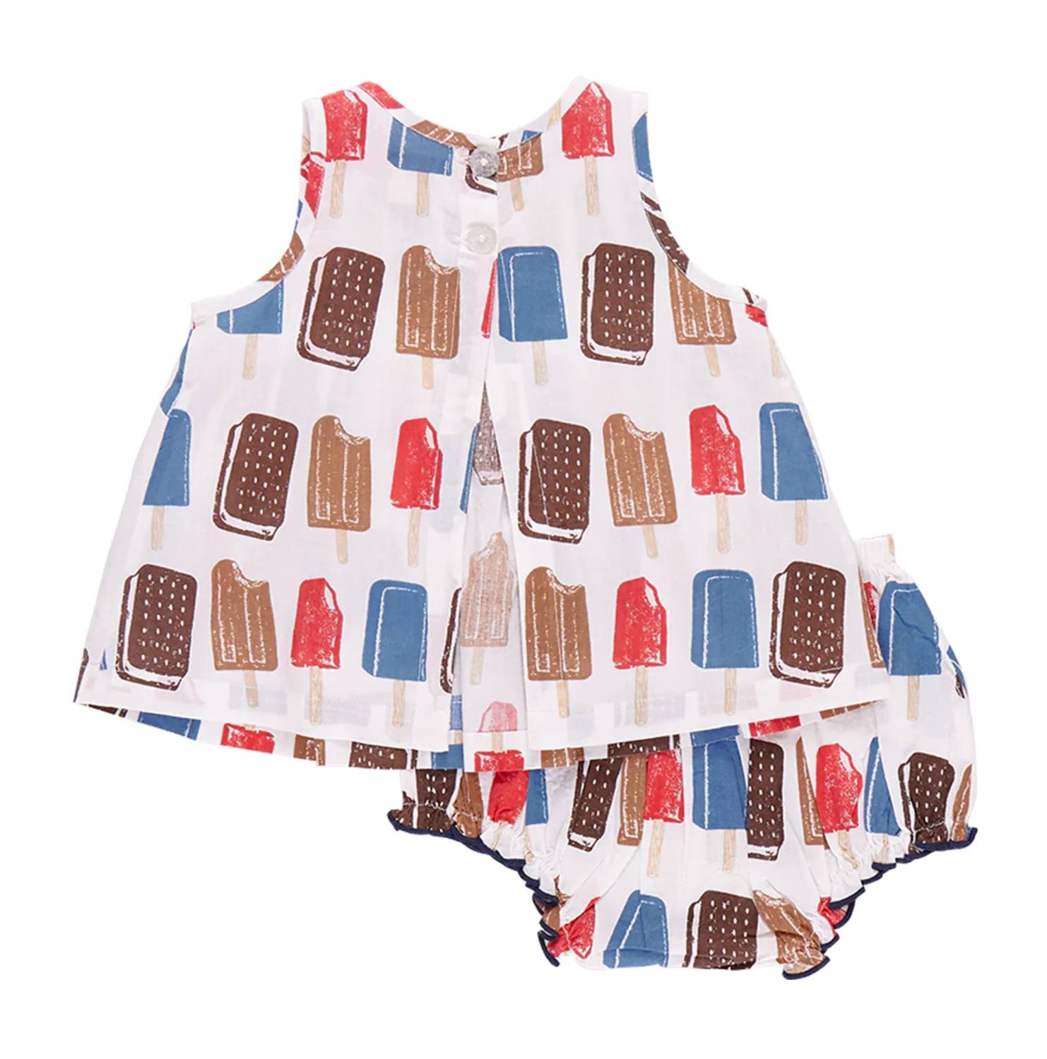 Pink Chicken - Kid's Popsicles Baby Girls Jaipur Set