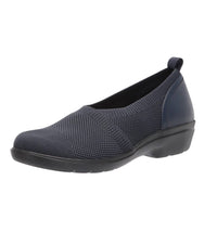 Clarks Women's Sashlyn Style Loafer in navy combi - women's flats - alternate view
