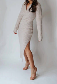 Klesis - Cozy Midi Sweater Dress