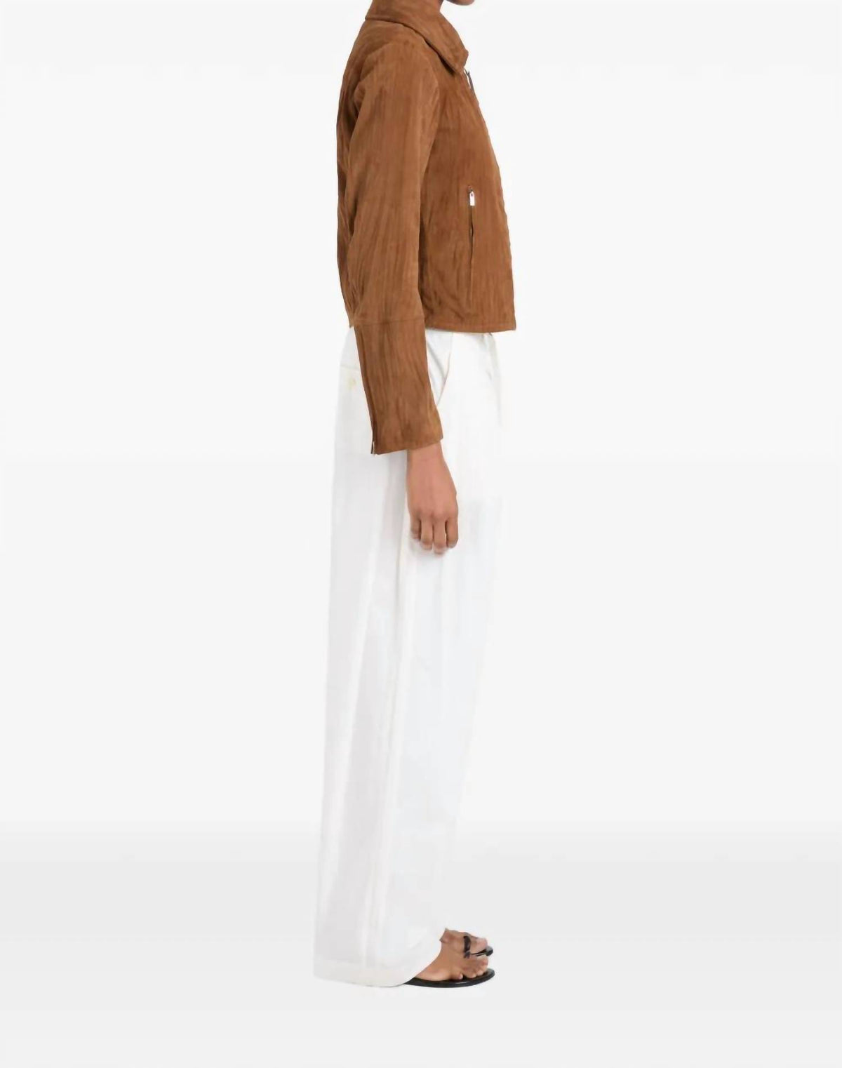 Proenza Schouler White Label - Tarin Crinkled Zip Jacket