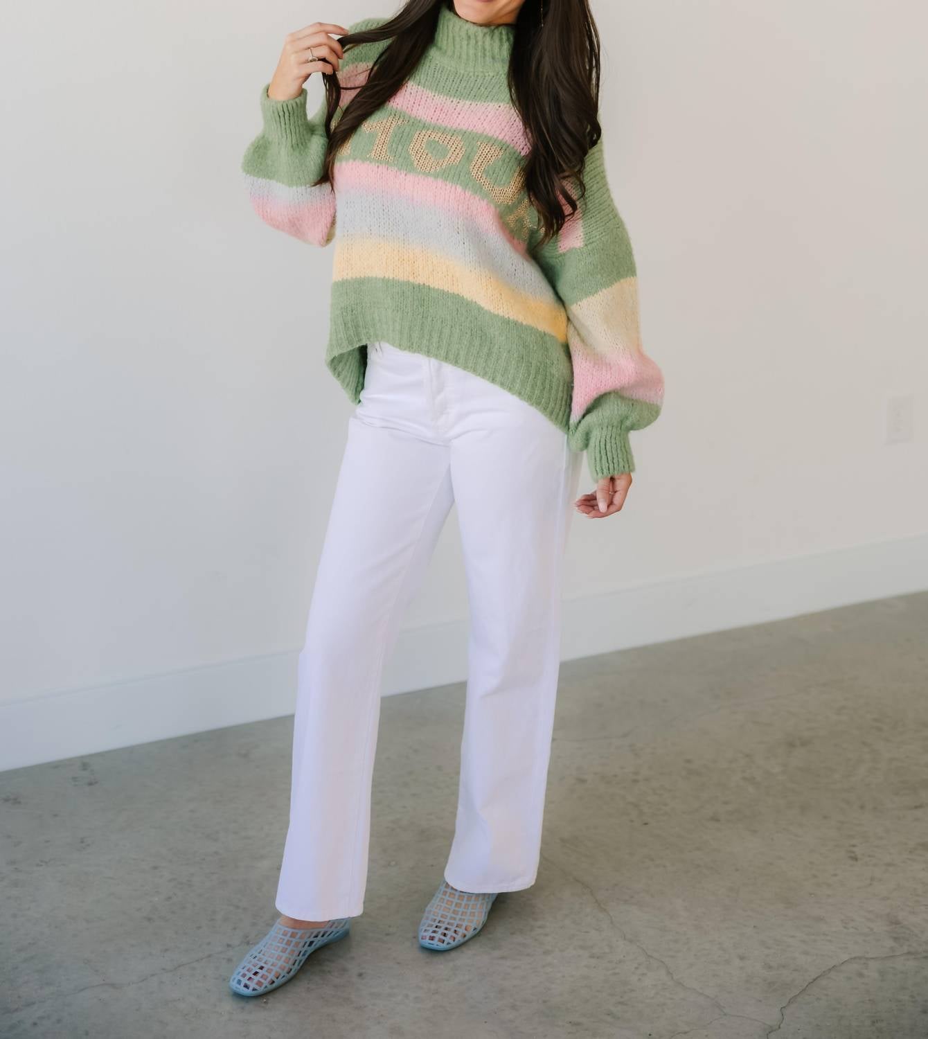 Scandal Italy - Amaranth High Neck Sweater
