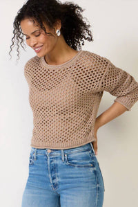 Z Supply - Cala Shimmer Crochet Sweater