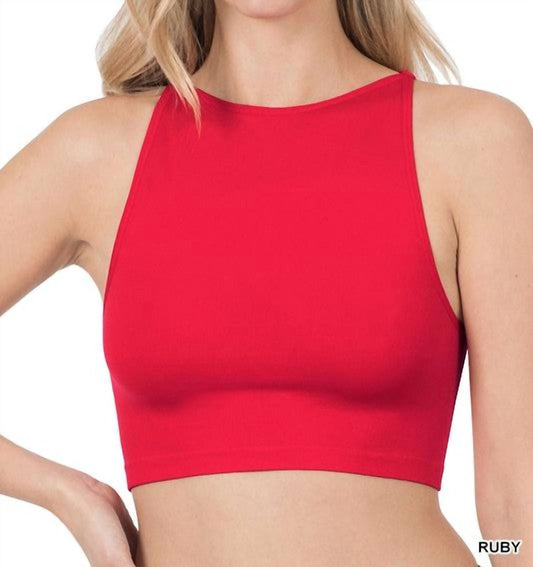 Zenana - Seamless Crop Top Bralette