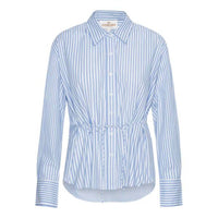 Karmamia Edie Shirt in sky stripe - women's blouse