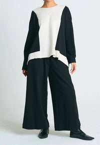 Planet By Lauren G. - FRENCH TERRY FLOODED PANT