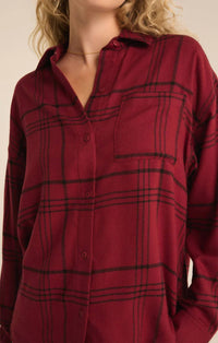 Z Supply - River Plaid Button Up Shirt