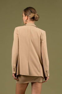 The Workshop Studio - Solid Longline Blazer