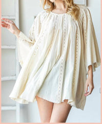 Oli & Hali - Washed Lace Tunic Top