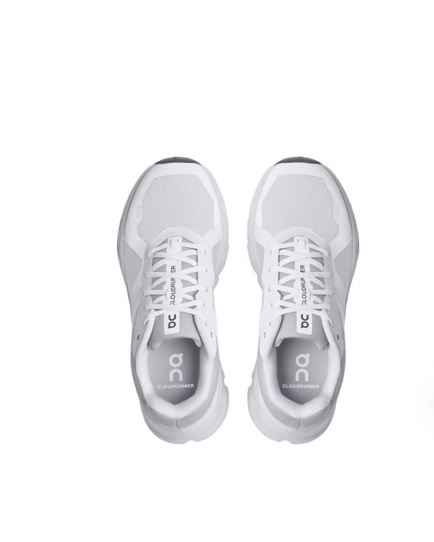On Women's Cloudrunner Running Shoes in white frost - women's sneaker - view 4