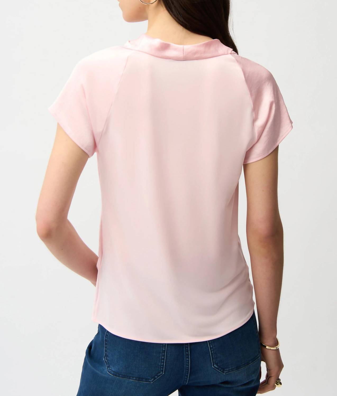 Joseph Ribkoff - Cowl Neck Satin Top