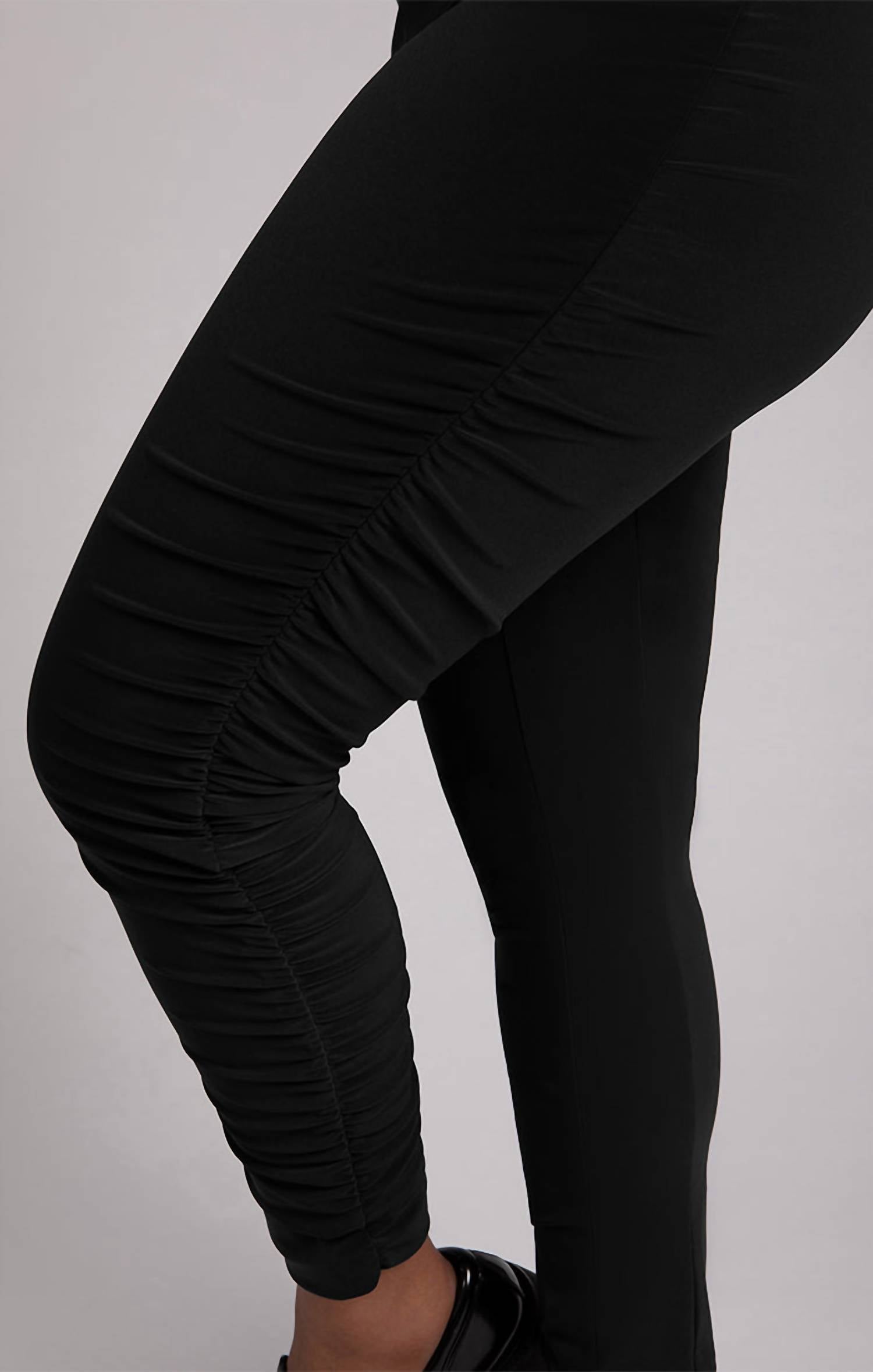 Sympli - Women's Ruched Skinny Pant