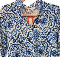 Jude Connally - Women Chris Painted Tile Cobalt Tunic