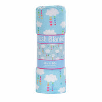 Iscream - Kid's Cheerful Cloud Plush Blanket