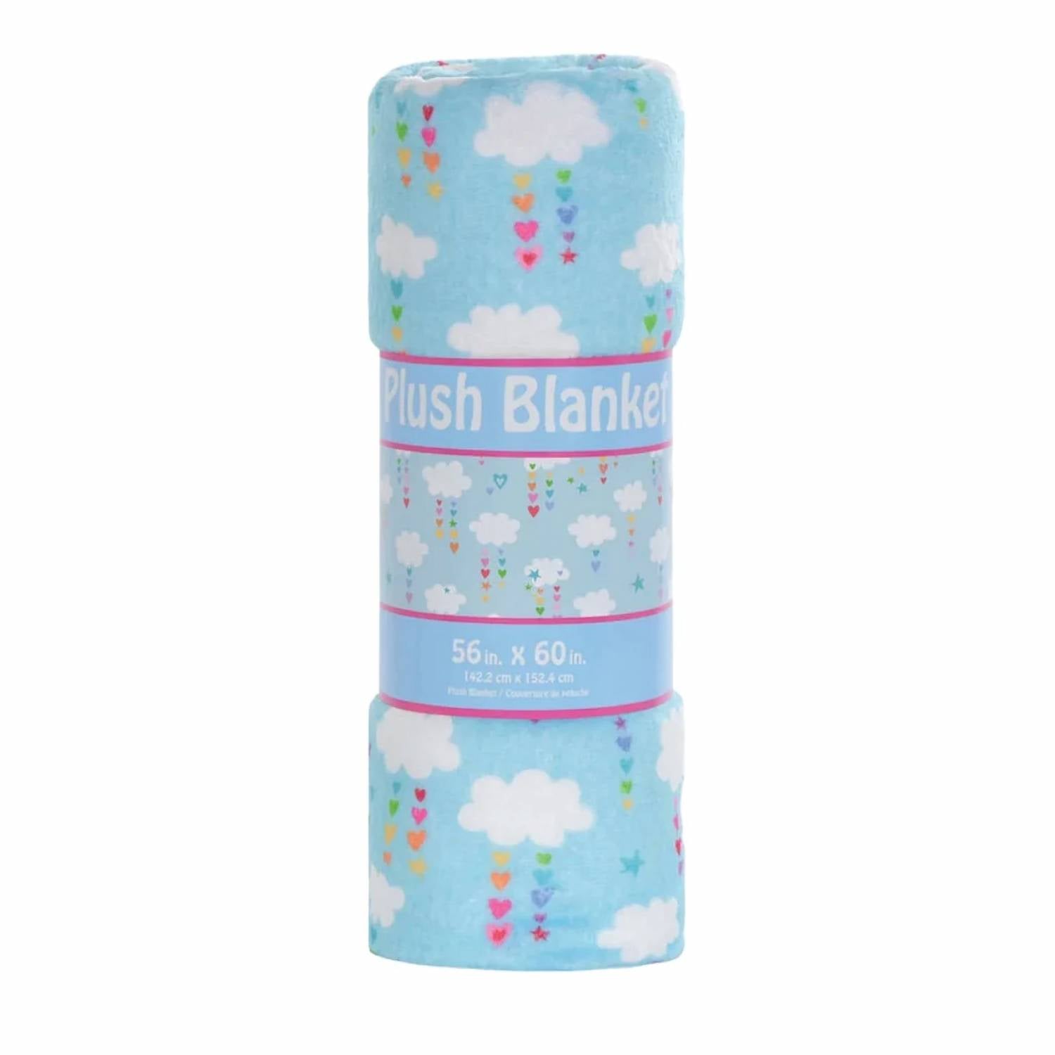 Iscream - Kid's Cheerful Cloud Plush Blanket