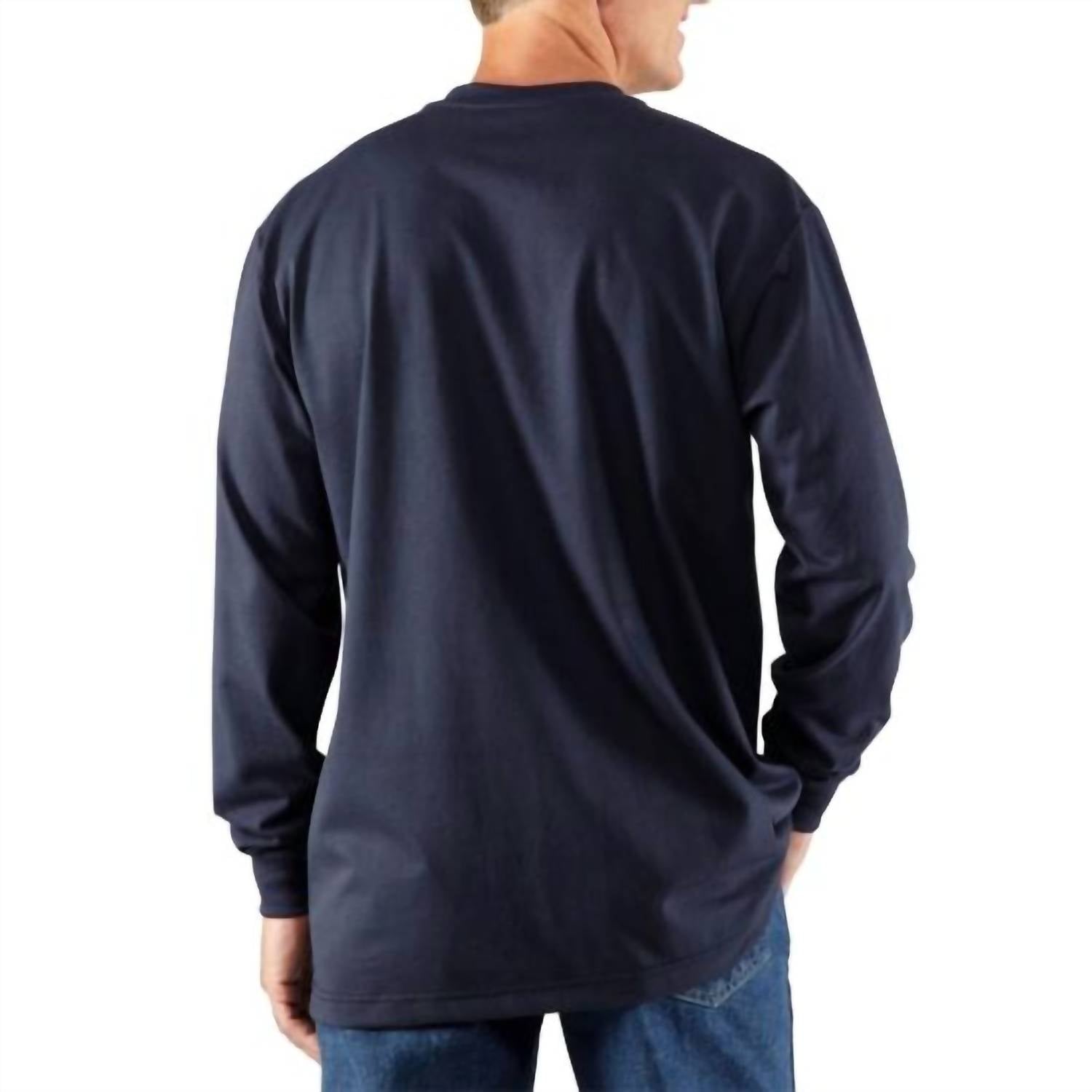 Carhartt - Men's Long Sleeve Cotton Henley T-shirt