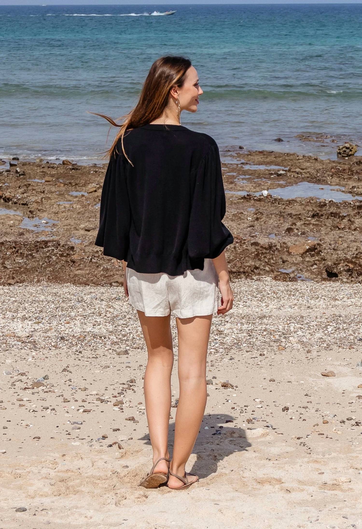 Scarlett Poppies - VOLUME SLEEVE FEMININE CASHMERE CARDIGAN