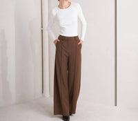Flying Tomato - Woven Wide Leg Pants