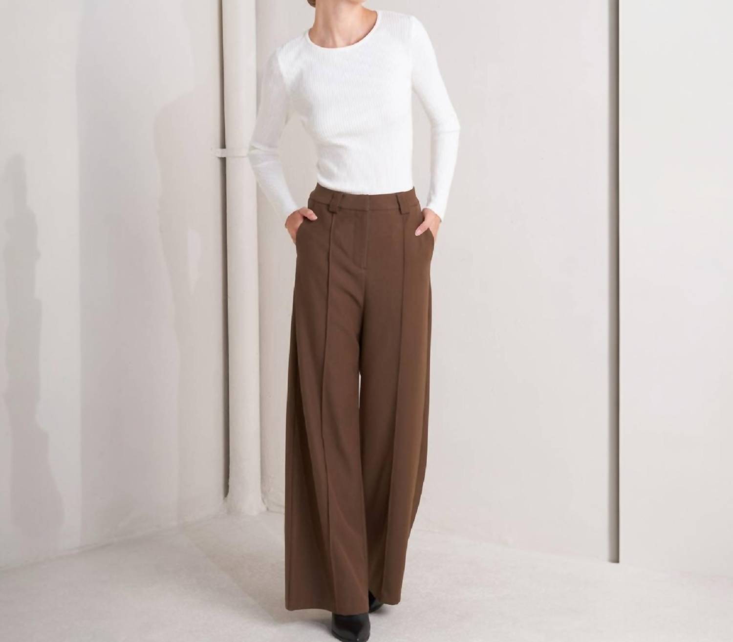 Flying Tomato - Woven Wide Leg Pants