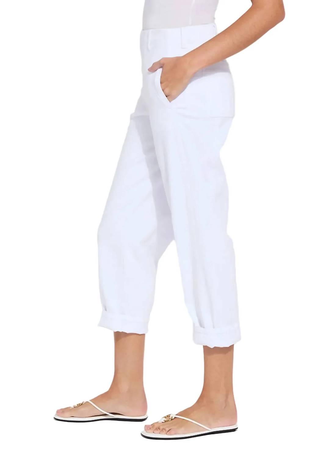 Lysse - Winslet Cuffed Barrel Crop Denim Pants