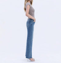 Flying Monkey - Cape May Hem Slim Wide Jeans