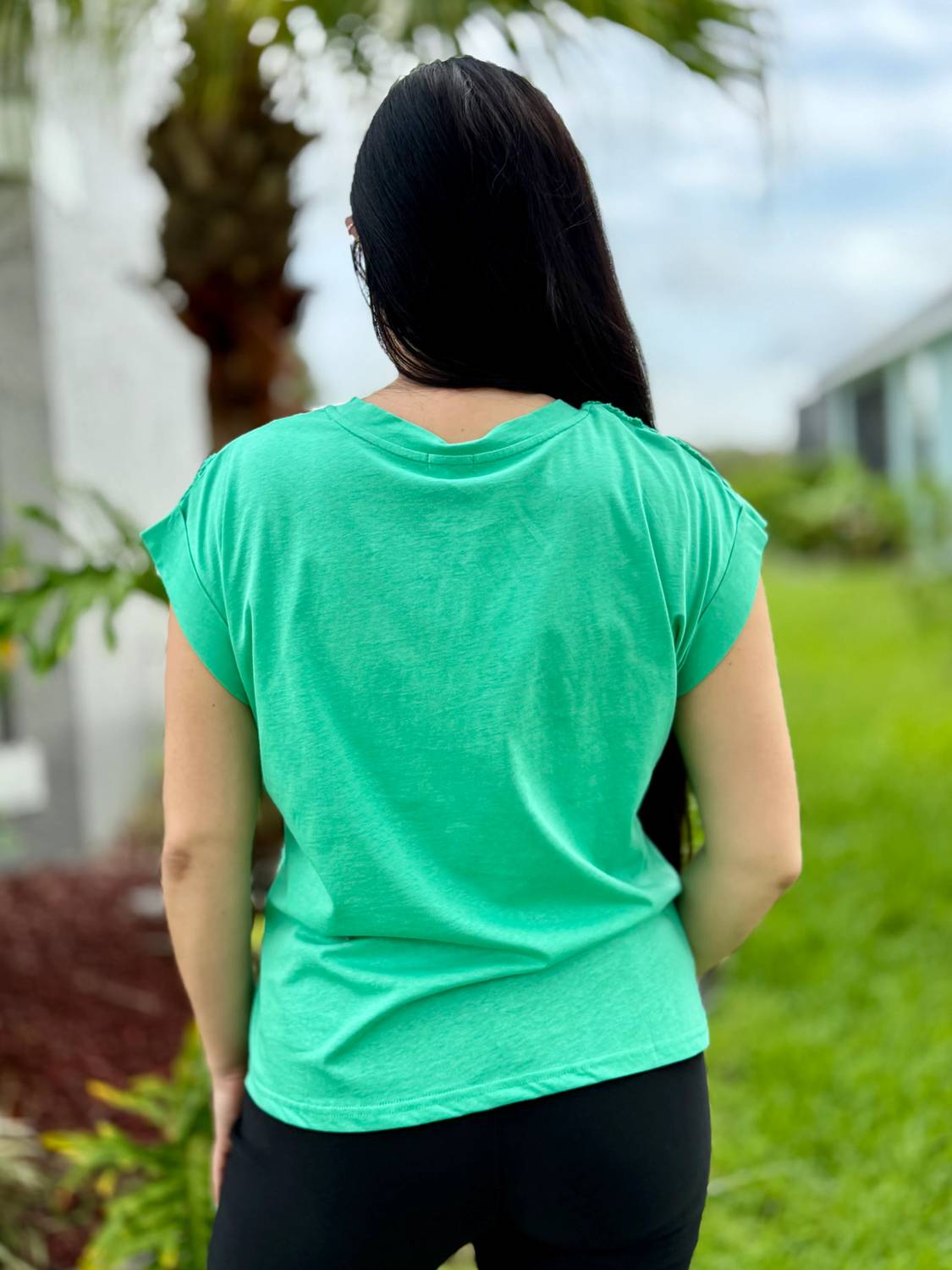 Coco + Carmen - Reese Cap Sleeve Top