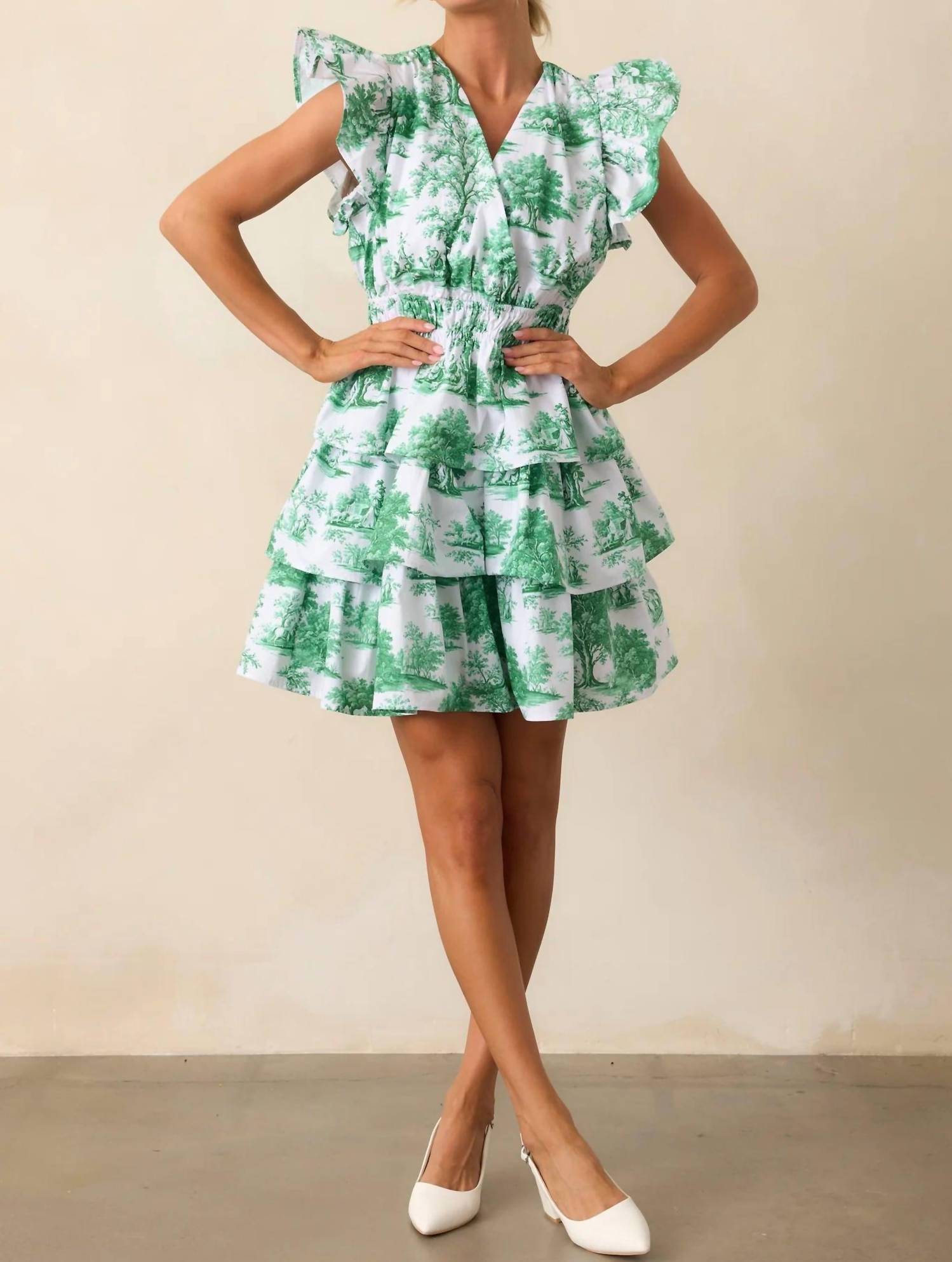 Prosperina - Bridget Ruffle Mini Dress