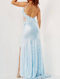 Jovani - Floral Bodice Dress