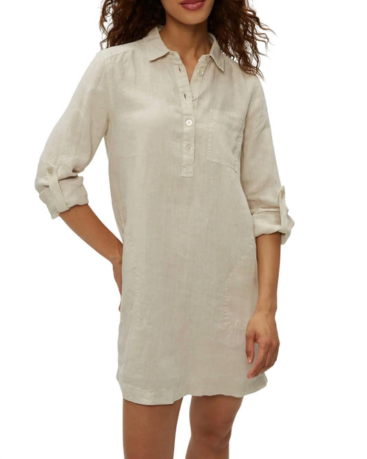 Michael Stars - Eleanor Linen Shirt Dress