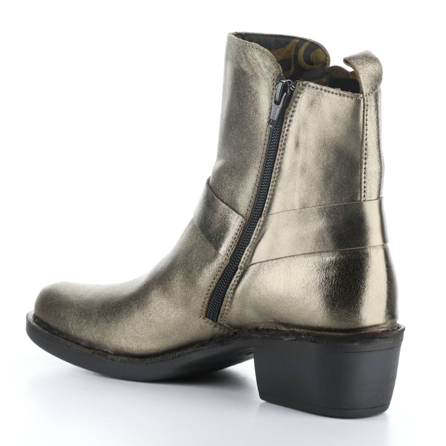 FLY LONDON Women's Mebi Boots in dark gold - women's shoe - view 4