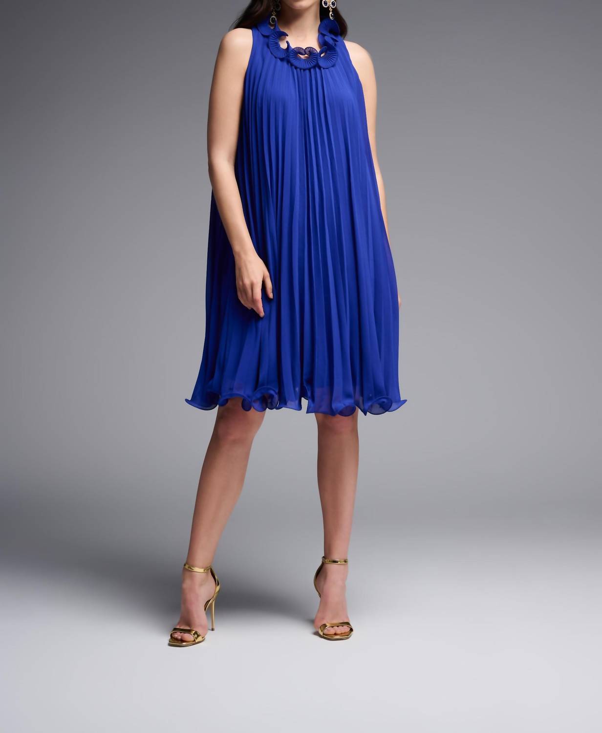 Joseph Ribkoff - Pleated Swing Dress