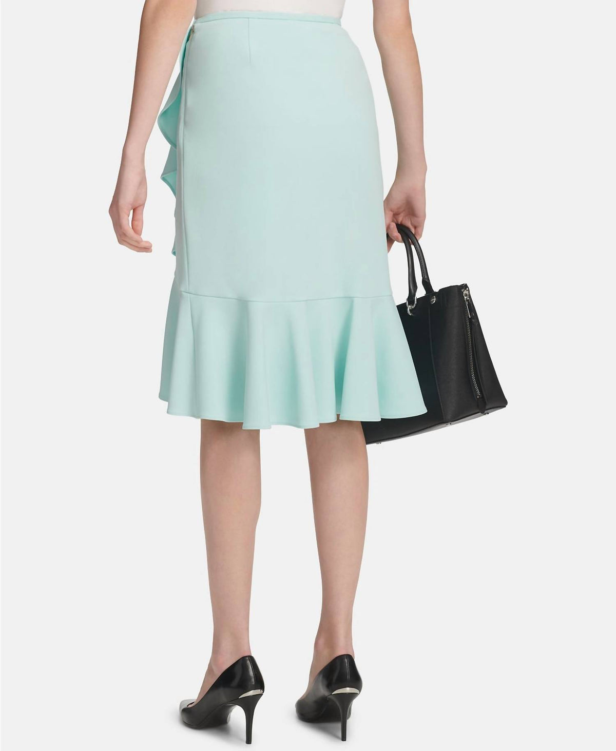 Calvin Klein - Ruffled Pencil Skirt