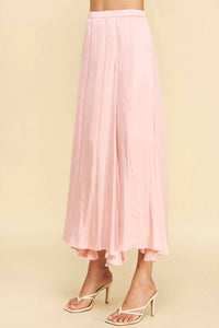 Pinch - Woven Satin Midi Skirt