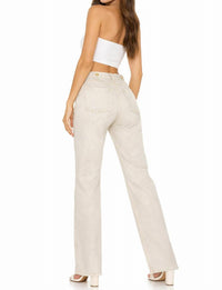 Ser.O.Ya - Distressed Straight-leg Jeans