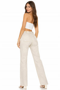 Ser.O.Ya - Distressed Straight-leg Jeans
