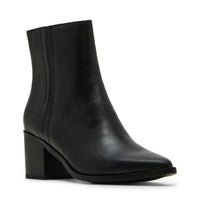 Blondo Women's Brenna Boot in black leather - women's shoe - detail view