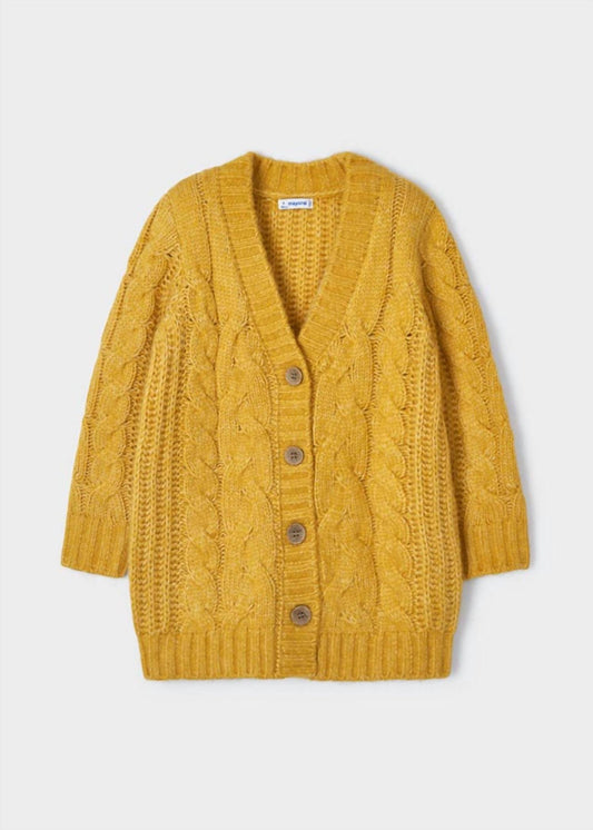 Mayoral - Honey Braided Knit Cardigan