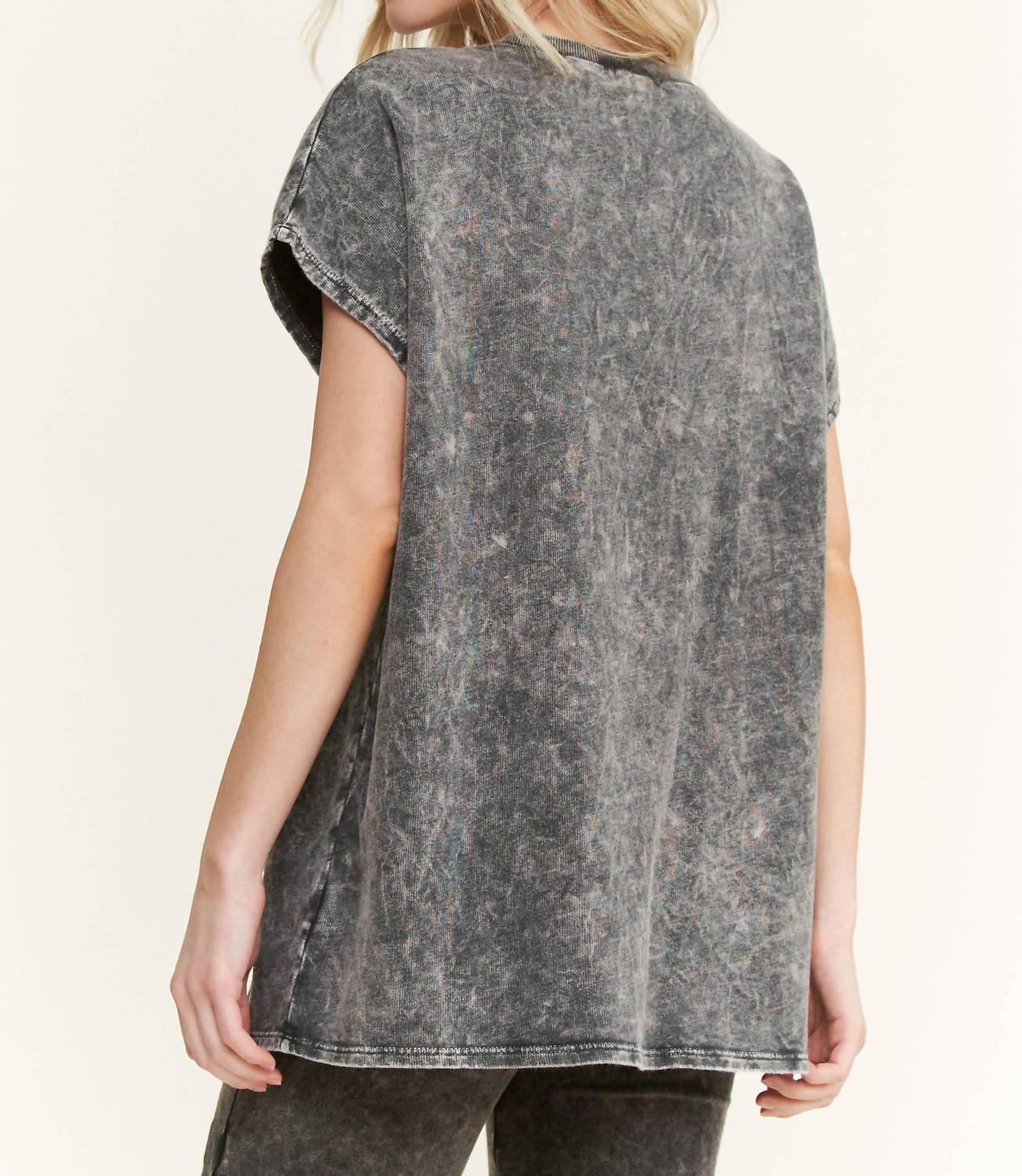 J.Her - Graphic Muscle Sleeve Rocknroll Top