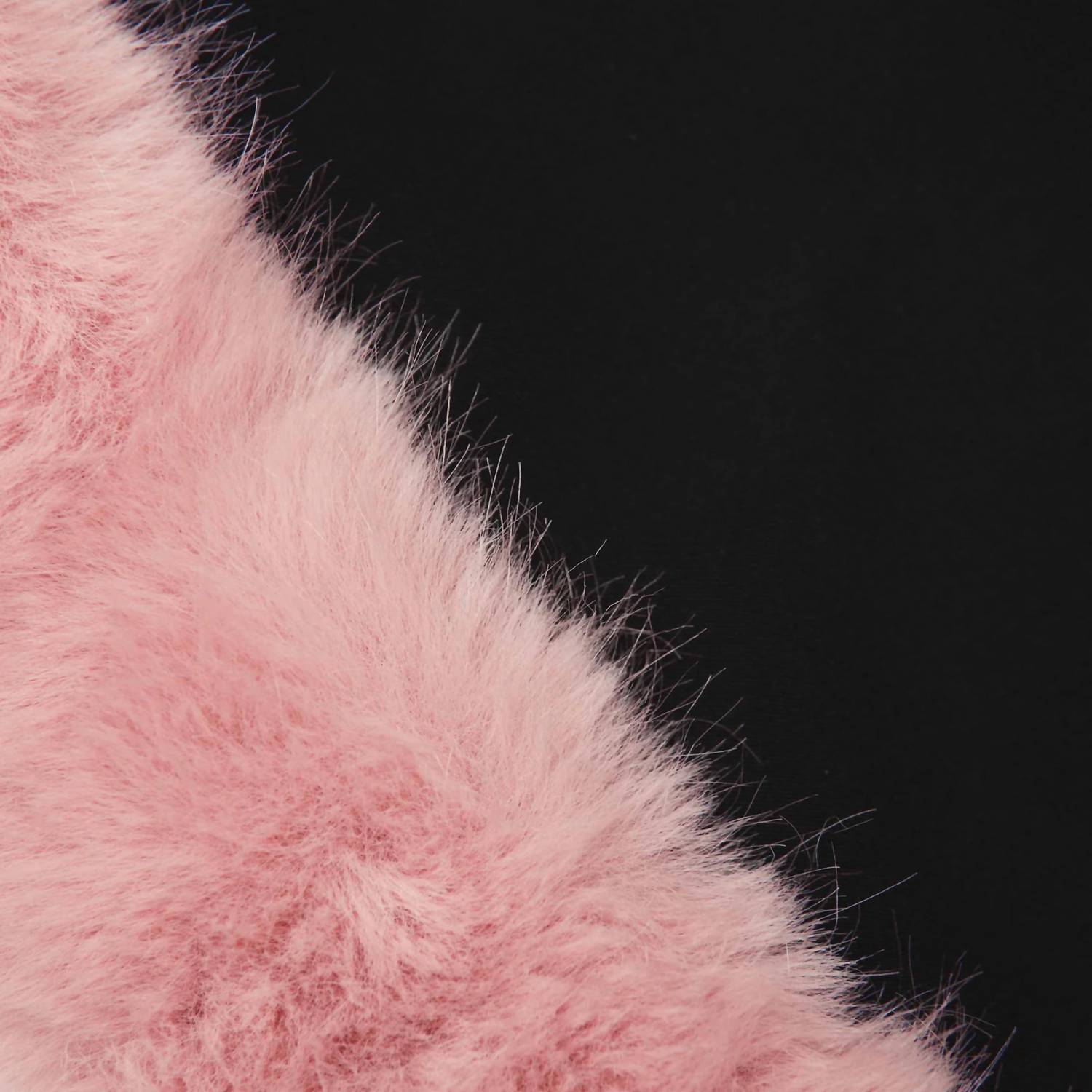 Self-Portrait - Crepe Faux Fur Hem Mini Dress