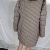 SPYDER Women's Quilted Puffy Mid Length Jacket in cinder beige - women's jacket - view 4