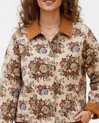 Entro - Floral Jacquard Jacket