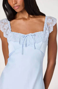 Astr - Makiya Lace Strap Empire Waist Midi Dress